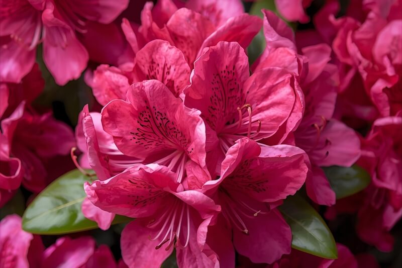 choroby rododendronów widoczne na płatkach kwiatów choroby rododendronów pojawiające się na kwiatach