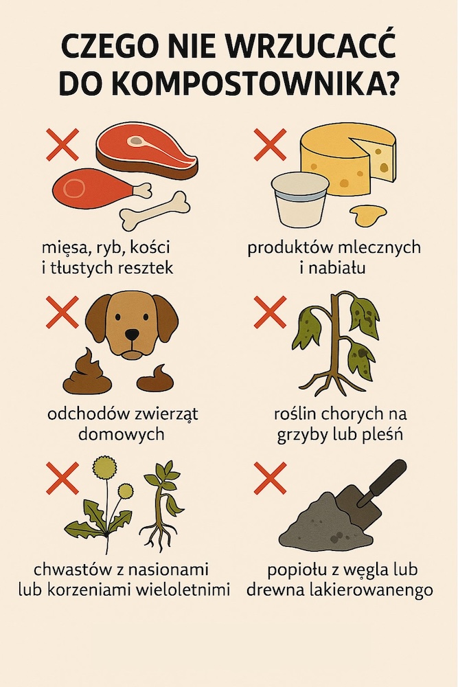co nie nadaje się na kompost 