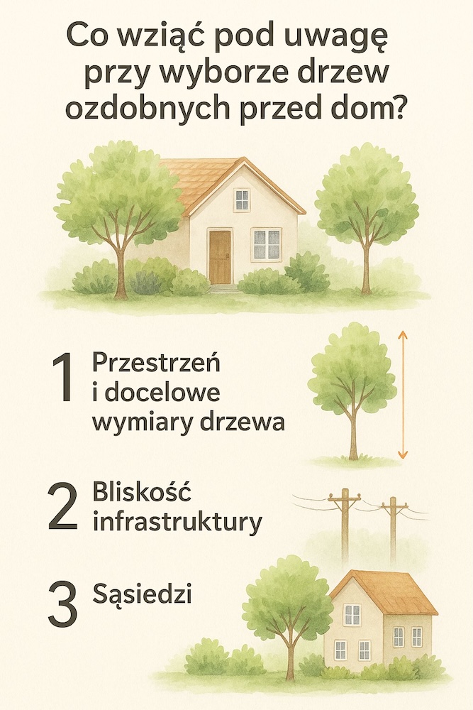 drzewa ozdobne przed domem - p czym pamiętać przed wyborem 