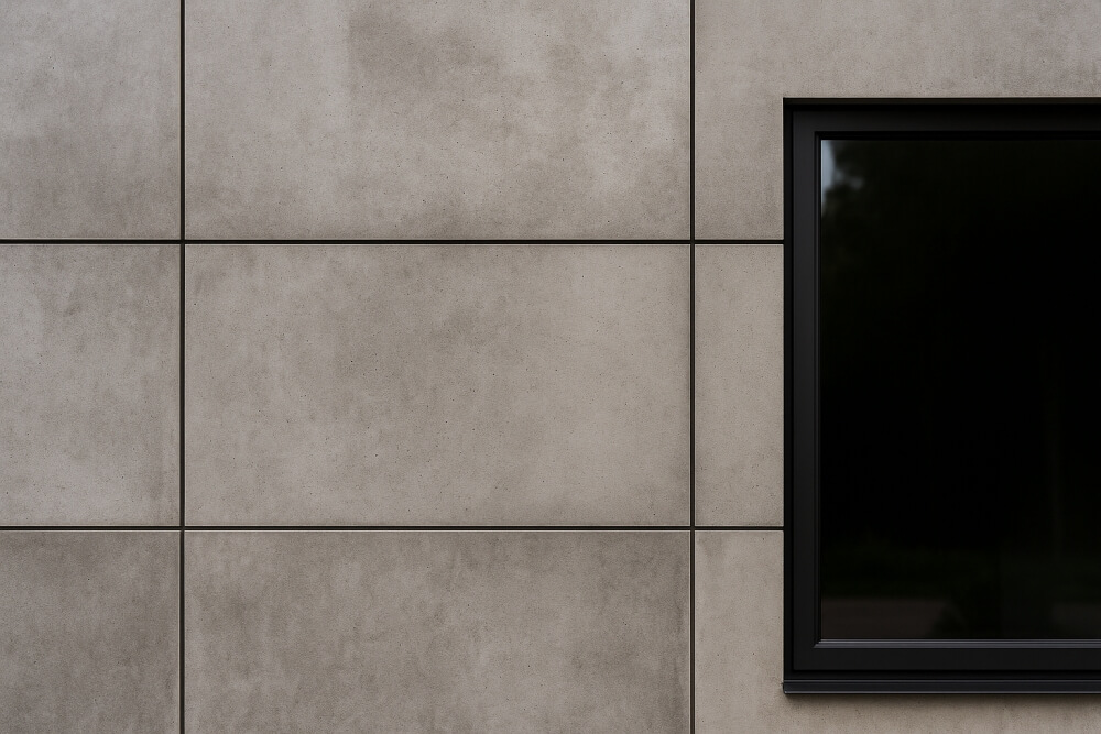 dom kostka - jaka elewacja  z wykorzystaniem betonu