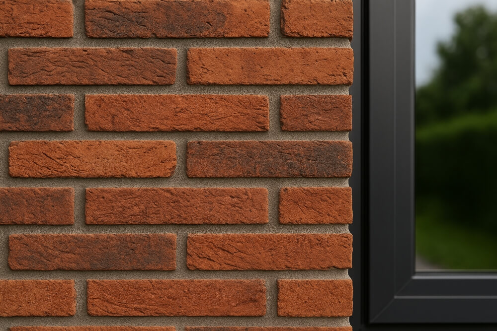 dom kostka - jaka elewacja  z wykorzystaniem cegły