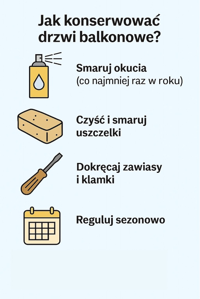 jak dbać o drzwi balkonowe 