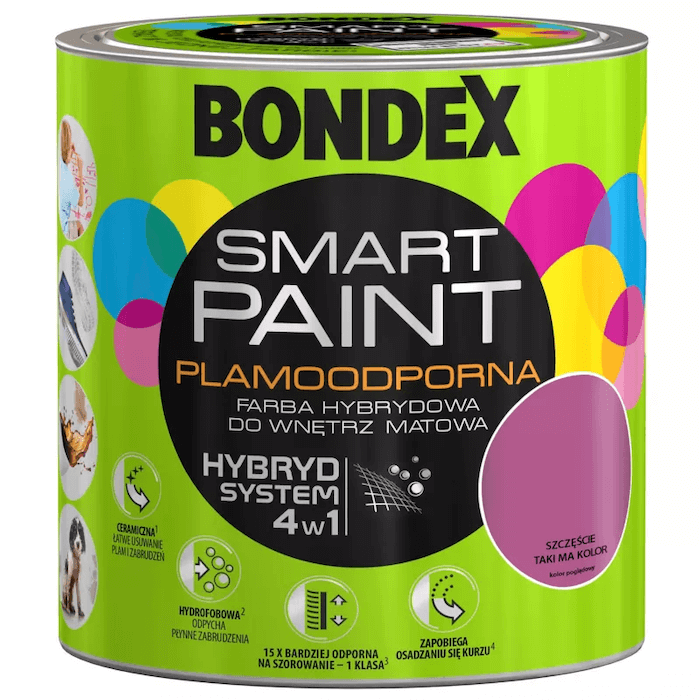 Bondex Smart Paint - hydrofobowa farba do wnętrz matowa