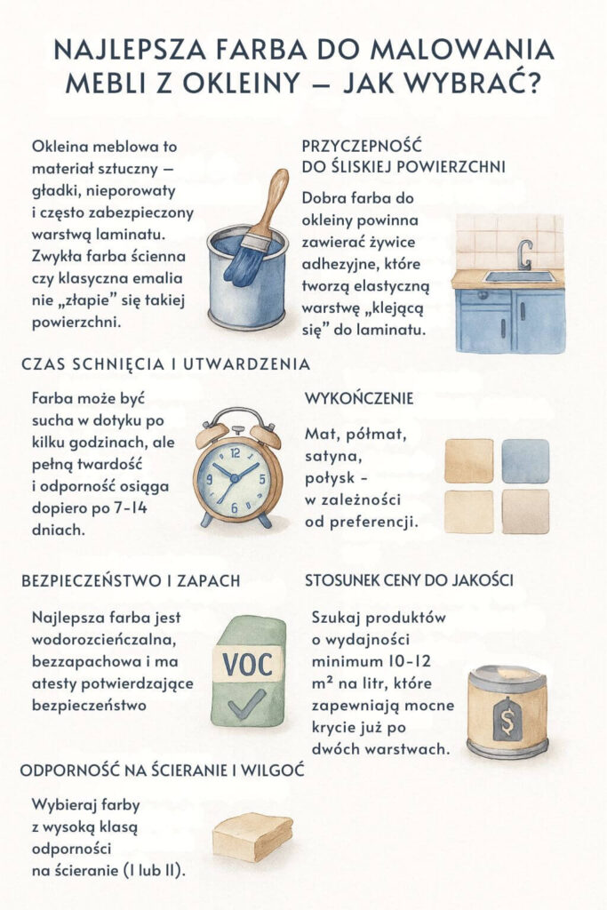 Najlepsza farba do malowania mebli z okleiny - na co zwrócić uwagę?
