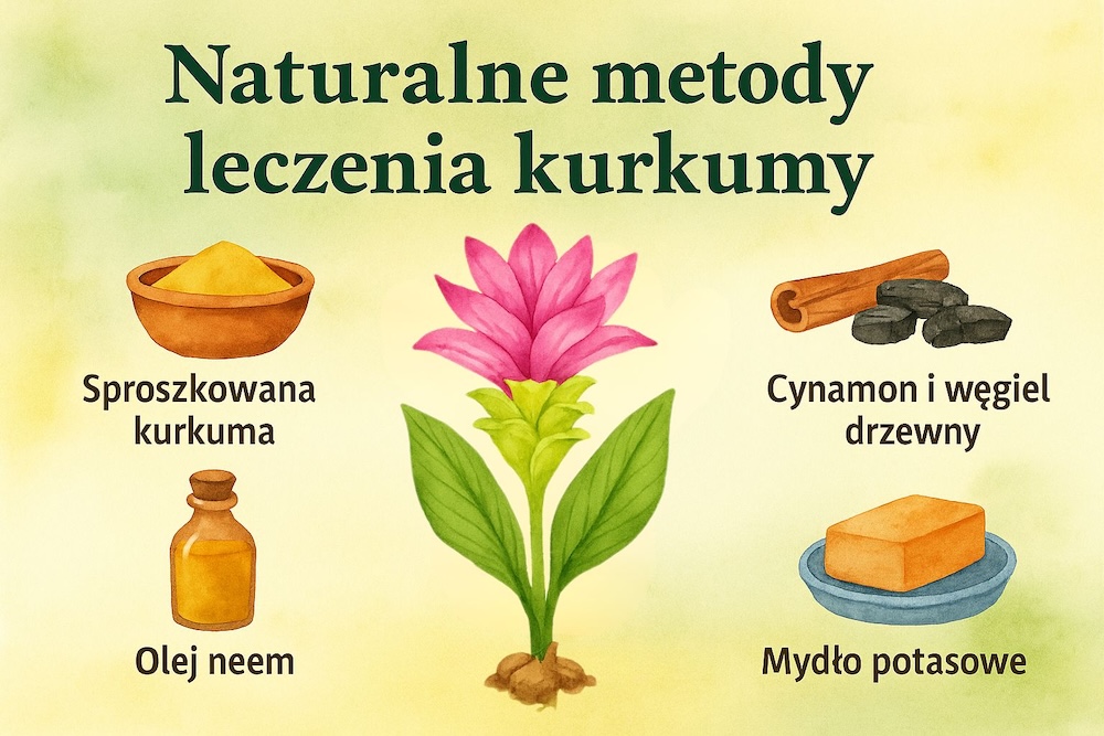 naturalne środki regeneracji dla kurkumy 