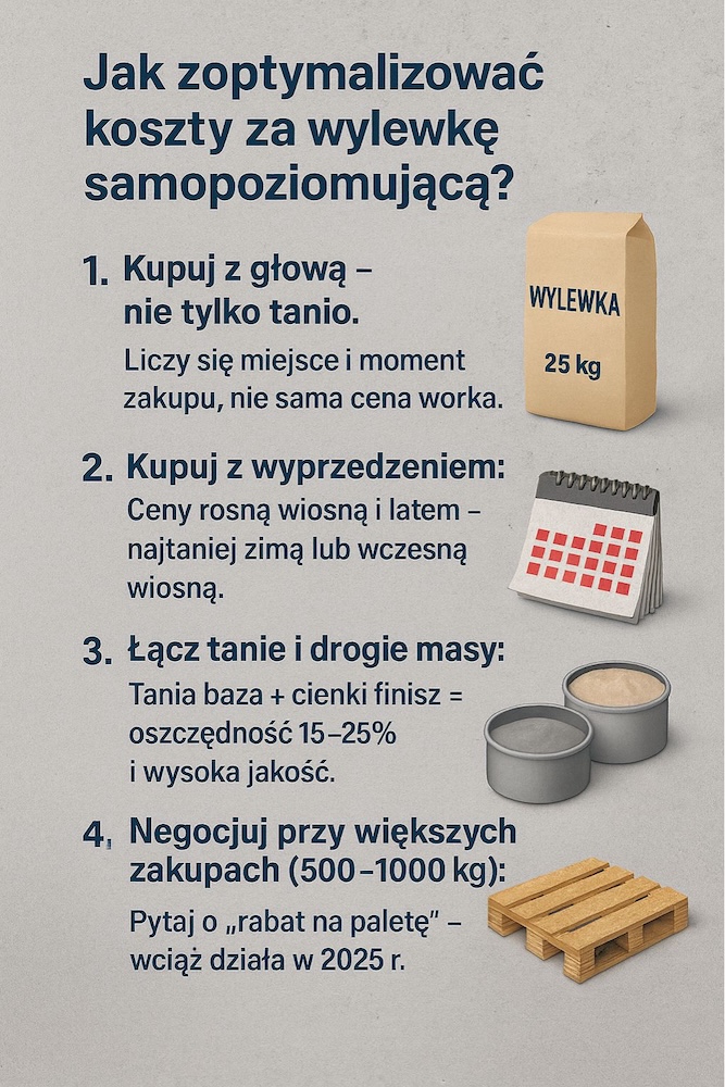 jak zmniejszyć wydatki za wylewkę optymalizacja wydatków za wylewkę