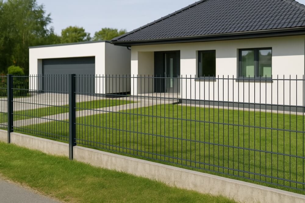 pomysły na ogrodzenia z wykorzystaniem paneli metalowych