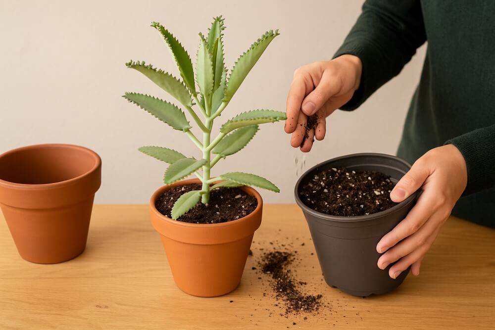 żyworódka daigremonta - przesadzanie