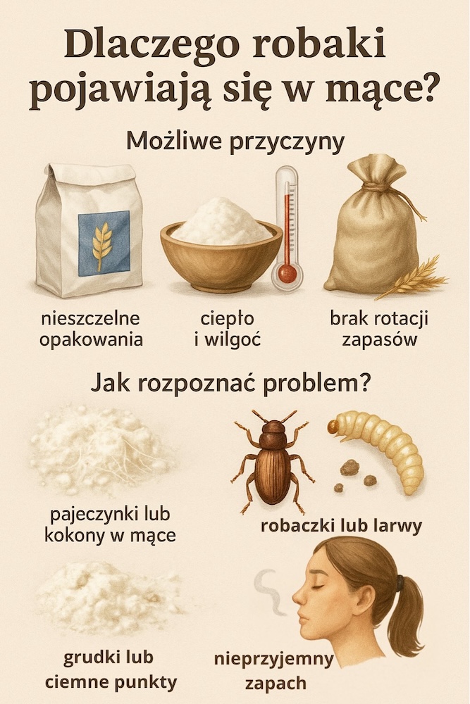 robaki w mące - skąd się biorą i jak je rozpoznać 