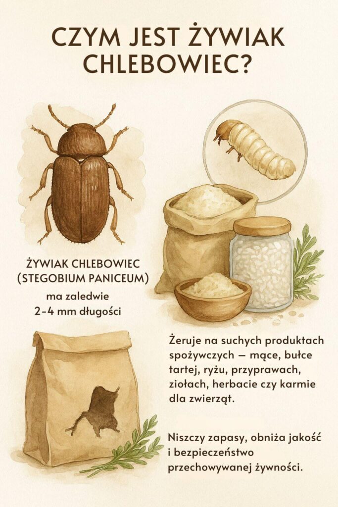 Żywiak chlebowiec – jak się pozbyć i czym jest ten robak?