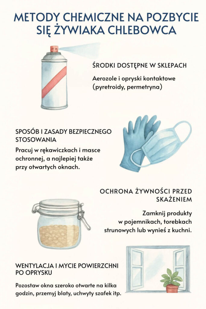 Chemiczne metody na pozbycie się żywiaka chlebowca 